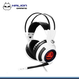 AUDIFONO GAMER HALION BLACK/WHITE 5.1 HA-X70 PRO USB