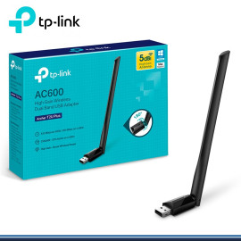 ADAPTADOR USB  DUAL  AC 600  ARCHER T2U PLUS  NEGRO C/1 ANTENA 5DBI(G T-PLINK)