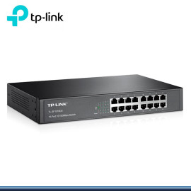 SWTCH TP-LINK 16 PORT 10/100 MBPS PARA RACK 19" TL-SF1016DS (G.TPLINK)