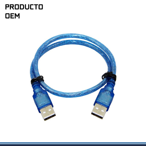 CABLE USB MACHO A MACHO  PARA COOLER DE LAPTOP DE 50 CM