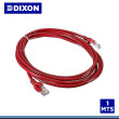 PATCH CORD DIXON CAT.6 LSZH 1MTS. ROJO (PN:URT46F4U#01M4B2)