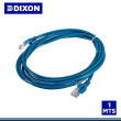 PATCH CORD DIXON CAT.6 LSZH 1MTS. AZUL (PN:URT46F4U#01M4B6)