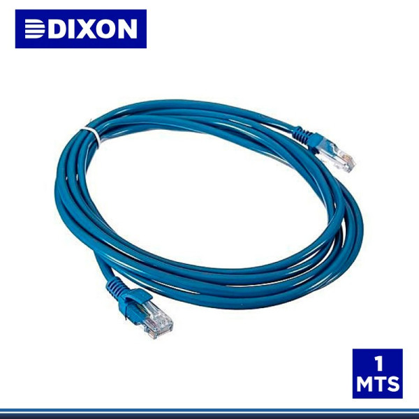 PATCH CORD DIXON CAT.6 LSZH 1MTS. AZUL (PN:URT46F4U#01M4B6)