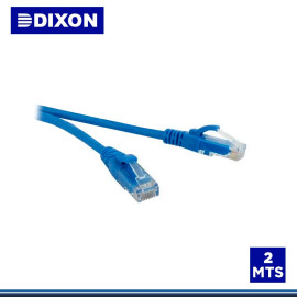 PATCH CORD DIXON CAT.6 LSZH 1MTS. AZUL (PN:URT46F4U#01M4B6)