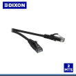 PATCH CORD DIXON CAT.6 LSZH 2MTS. NEGRO (PN:URT46F4U#02M4B0)