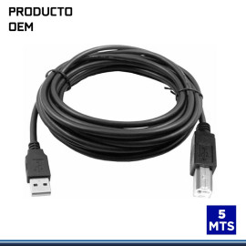 CABLE USB DE IMPRESORA C/ FILTRO 5 MTS