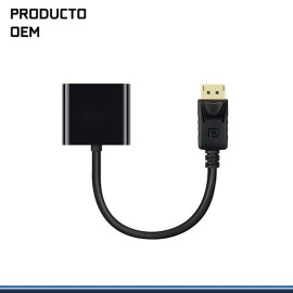 CABLE CONVERTIDOR ADAPTADOR  DISPLAYPORT A VGA HEMBRA