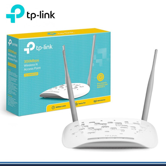 ACCES POINT 300MBPS 2.4 GHZ  TP-LINK  2 ANTENAS, 5DBI  TL-WA801ND (G TP-LINK)