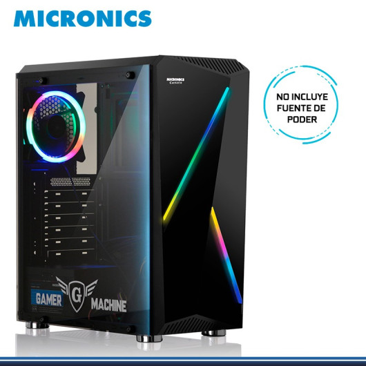 CASE MICRONICS CORSARIO GC802  S /FUENTE SD USB 3.0  1 FAN RING RAINBOW