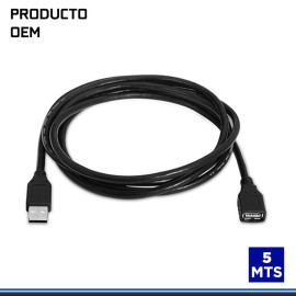 CABLE USB  EXTENSION 5 MTS.
