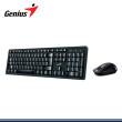 KIT GENIUS TECLADO + MOUSE KM-8200 WIRELES BLACK (31340003401)