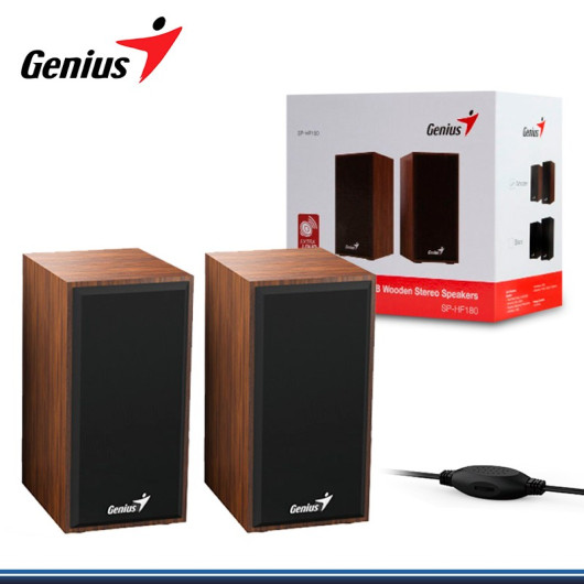 PARLANTE GENIUS SP-HF180 USB POWER 6W WOODEN (PN:31730029400) PARLANTE GENIUS SP-HF180 USB POWER 6W WOODEN (PN:31730029400)