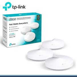 DECO M5-3  GIGABIT DUAL BAND MESH AC 1300 TP LINK 2P GIGABIT POR DECO + 1 P USB TIPO C  (3 PACK)