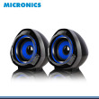 PARLANTE MICRONICS RHAPSODY S315B USB 2.0 AZUL 12 RMS