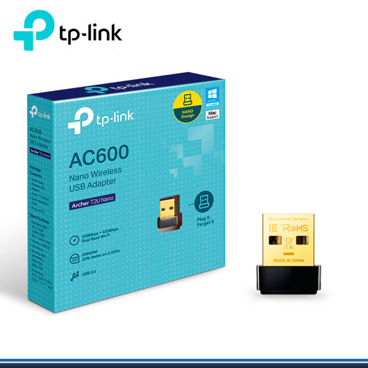 WIRELES TP-LINK  T2U  NANO  ADAPTER AC 600  TL- ARCHER   (G T-PLINK)