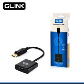 ADAPTADOR DISPLAY PORT A HDMI GLINK 4K 1080 EN CAJA