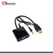 ADAPTADOR HDMI A VGA + AUDIO AMERICAN NET EN BOLSA