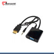 ADAPTADOR HDMI A VGA + AUDIO AMERICAN NET EN BOLSA