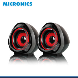 PARLANTE MICRONICS RHAPSODY S315R USB 2.0 ROJO 2.5  RMS:12 RMS