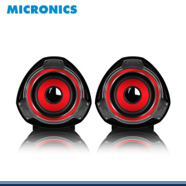 PARLANTE MICRONICS RHAPSODY S315R USB 2.0 ROJO 2.5  RMS:12 RMS
