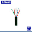 CABLE UTP DIXON 305 MTS CATEGORIA 6 UV 4PX23AWG P/EXTERIORES (P/N:9041)