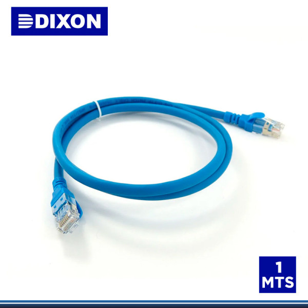 PATCH CORD DIXON CAT.6A LSZH DE 01METRO AZUL (PN6ACBHCBL1)