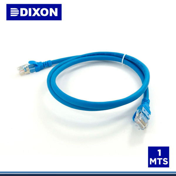 PATCH CORD DIXON CAT.6A LSZH 01MTS. AZUL (PN:6A-CBHC-BL1)