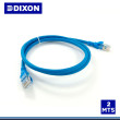 PATCH CORD DIXON CAT.6A LSZH 02MTS. AZUL (PN:6A-CBHC-BL2)