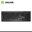 TECLADO HALION STANDAR  HA-K704 USB NEGRO