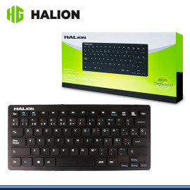 TECLADO HALION MINI HA-K126 NEGRO USB