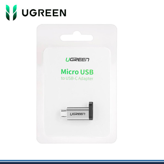 ADAPTADOR UGREEN USB TIPO C A MICRO USB (PN:50590)