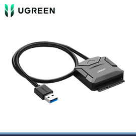 ADAPTADOR USB 3.0 UGREEN A SATA PARA 2.5 Y 3.5 5HDD Y SSD
