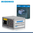 FUENTE MICRONICS SLIM MICRO ATX 250/650 20+4/P8 4*2 /3 SATA/1IDE EN CAJA