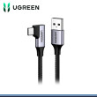 CABLE UGREEN TIPO C A USB 3.0  ANGULO RECTO CARGA RAPIDA COD 20299