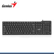 TECLADO GENIUS  KB-100X  USB  BLACK (PN:31310049401)