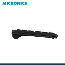 TECLADO MICRONICS PASCAL+ SLIM MIC K500 USB MINI NEGRO