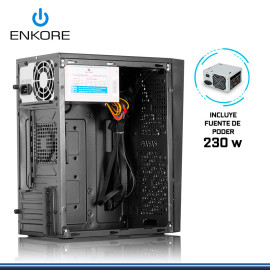 CASE ENKORE PATRIOT ENC 3005 GAMER F/230W RGB FRONTAL