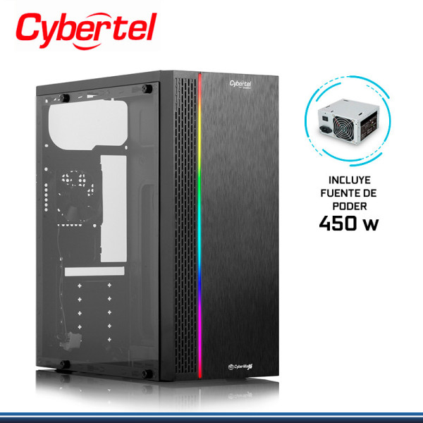 CASE CYBERTEL ENERGY CBX 508GO GAMER F/450 REALES MICRONICS