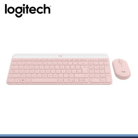 TECLADO LOGITECH + MOUSE MK 470  WIRELESS SLIM ROSE  USB (PN:920-011312)