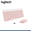 TECLADO LOGITECH + MOUSE MK 470  WIRELESS SLIM ROSE  USB (PN:920-011312)