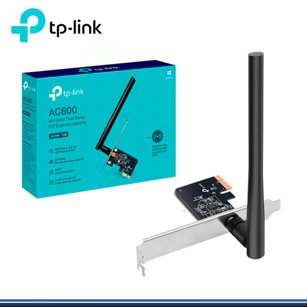 TARJETA PCI- EXPRESS WI-FI  ADAPTER AC 600 DUAL BAND ARCHER T2E (G. TP LINK )