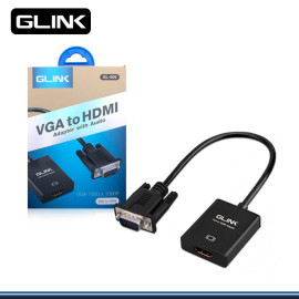 ADAPTADOR VGA A HDMI + USB + AUDIO EN CAJA PN GP-GL009