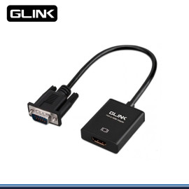 ADAPTADOR VGA A HDMI + USB + AUDIO EN CAJA PN GP-GL009