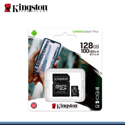 MEMORIA KINGSTON MICRO SD DE 128GB/100MB/S CANVAS PN SDCS2/128GB MEMORIA KINGSTON MICRO SD DE 128GB/100MB/S CANVAS PN SDCS2/128GB