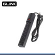 SUPRESOR DE PICO GLINK 6 TOMAS CON CABLE DE 5 METROS (PN:TM-PS401-5M)