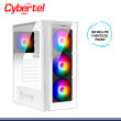 CASE CYBERTEL XTREME CBX 5001W WHITE + 4 COOLERS RAINBOW SIN FUENTE USB 3.0/USB 1.0
