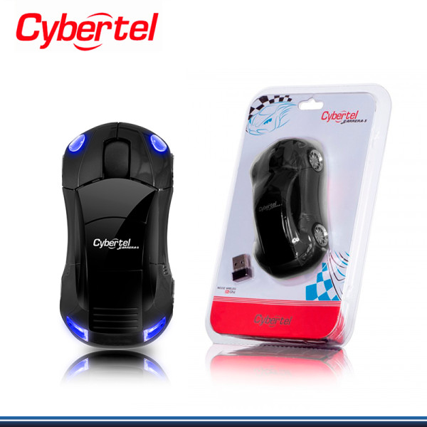 MOUSE CYBERTEL CARRERA S BLACK CYB M301S WIRELESS