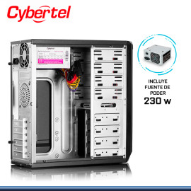 CASE CYBERTEL MERCURY CYB C216 CON FUENTE 230W USB 2.0
