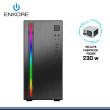 CASE ENKORE VIBRANT ENC 3001 STRIP LED RGB CON FUENTE 230W USB 3.0/USB 2.0