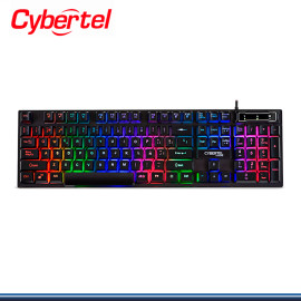 KIT CYBERTEL XTREME CBX GT1800 TECLADO GAMER RAINBOW + MOUSE GAMER + PAD MOUSE GAMER